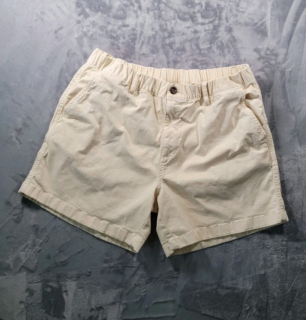 Bearbottom Mens XL Shorts 5.5" Casual Cream